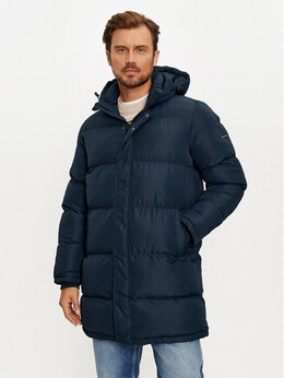 Pepe Jeans: Синий пуховик 