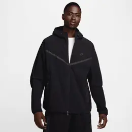 Nike: Чёрная куртка  Windrunner
