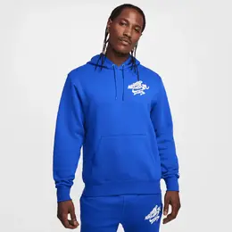 Nike: Синяя толстовка  Sportswear Club