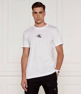 Calvin Klein Jeans: Белая футболка 