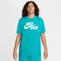 Nike: Зелёная футболка  Sportswear