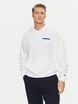 Lacoste: Белая толстовка 
