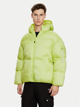 Alpha Industries: Зелёный пуховик 