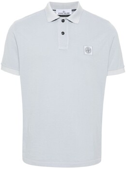 Stone Island: Серая рубашка  Compass
