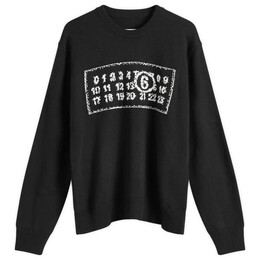 MM6 Maison Margiela: Чёрный свитер 