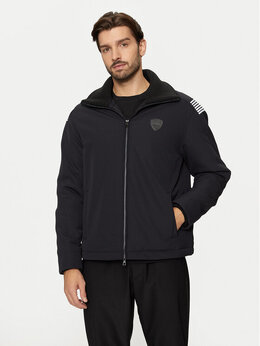 EA7 Emporio Armani: Чёрная куртка 