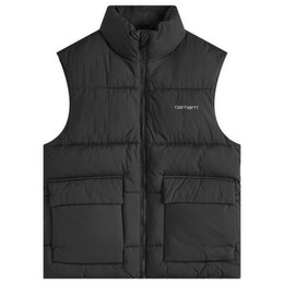 Carhartt WIP: Чёрный жилет 