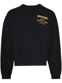 Rhude: Чёрная толстовка 