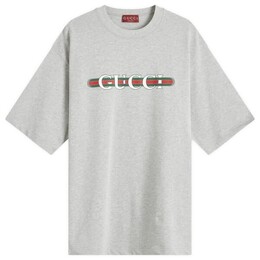 Gucci: Серая футболка  Web