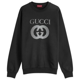 Gucci: Чёрная толстовка 