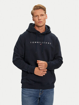 Tommy Jeans: Синяя толстовка 