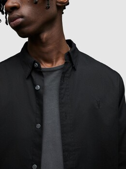 AllSaints: Хлопковая рубашка 