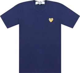 Comme Des Garçons Play: Синяя футболка  Heart