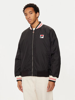 Fila: Чёрная куртка 