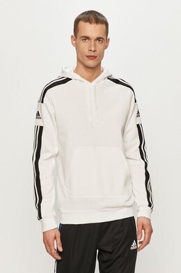 Adidas: Белая толстовка 