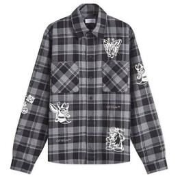 Off-White: Рубашка в клетку 