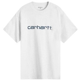 Carhartt WIP: Голубая футболка 