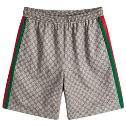 Gucci: Бежевые шорты  GG