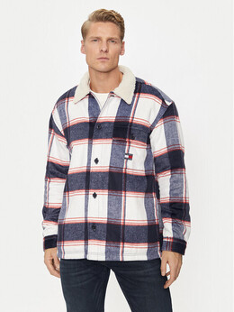 Tommy Jeans: Синяя куртка 