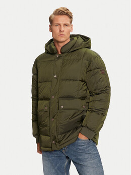 Wrangler: Зелёный пуховик 