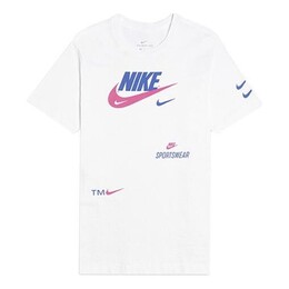 Nike: Футболка  Swoosh с коротким рукавом