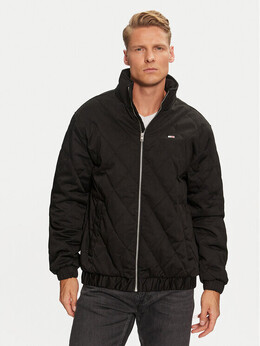 Tommy Jeans: Чёрный пуховик 