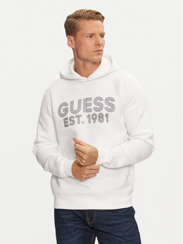 GUESS: Белая толстовка 