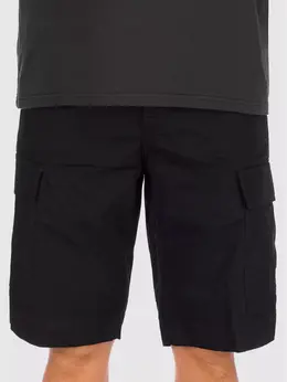Carhartt WIP: Чёрные шорты 