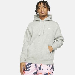 Nike: Толстовка  Club с капюшоном