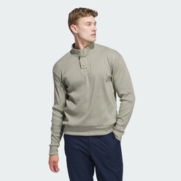 Adidas: Серебристый свитер 