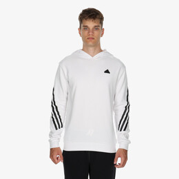 Adidas: Белая толстовка 