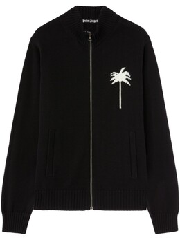 Palm Angels: Чёрный кардиган 