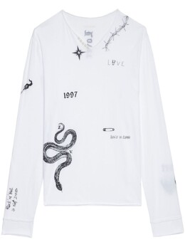 Zadig&Voltaire: Футболка с длинным рукавом 