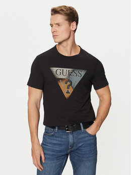 GUESS: Чёрная футболка 