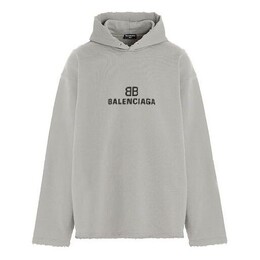 Balenciaga: Толстовка  BB с принтом