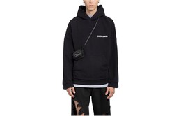 Balenciaga: Чёрная толстовка 