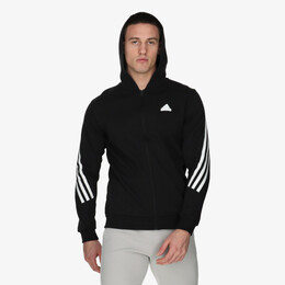 Adidas: Чёрная толстовка 