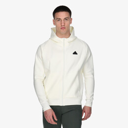Adidas: Белая толстовка 