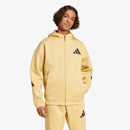 Adidas: Жёлтая толстовка 