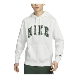 Nike: Белая толстовка  Club