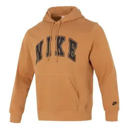 Nike: Жёлтая толстовка  Club