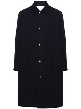 Jil Sander: Однобортное пальто 