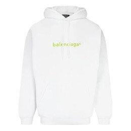 Balenciaga: Белая толстовка  New Copyright
