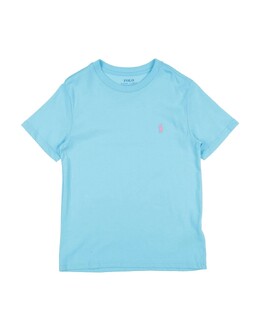 Polo Ralph Lauren: Голубая футболка 