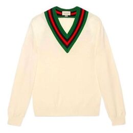 Gucci: Свитер с v-образным вырезом 