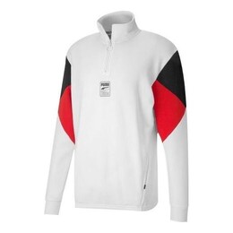 PUMA: Белый свитер  Rebel
