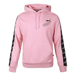 PUMA: Розовая толстовка  Amplified