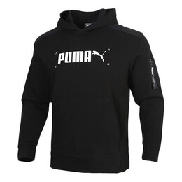 PUMA: Чёрная толстовка 