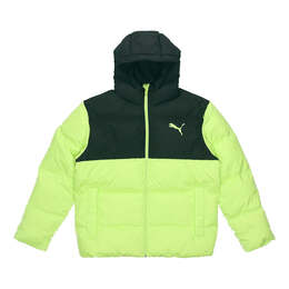 PUMA: Зелёная куртка  Essentials