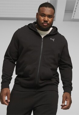 PUMA: Чёрная толстовка  Essentials
